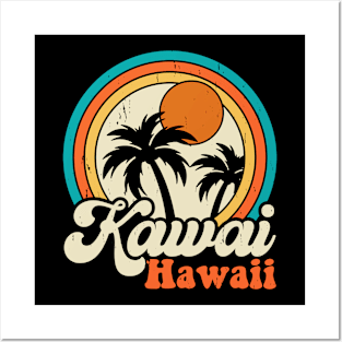 Surfing Kawaii Hawaii T Shirt For Women Men Posters and Art